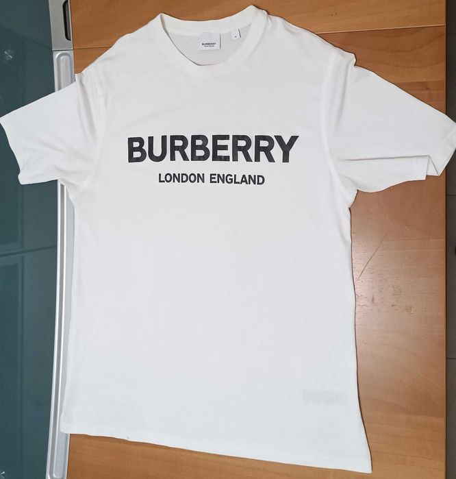 BurberryCotton Logo Printing Classic Short Sleeve