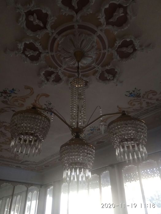 Люстра производство Чехословакия хрусталь