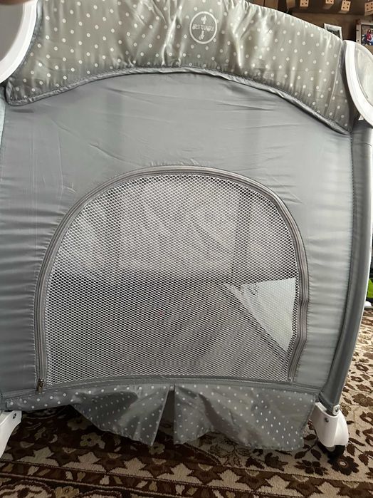 Бебешка кошара Lorelli Sleep`N`Dream Plus 2 нива Grey Bear