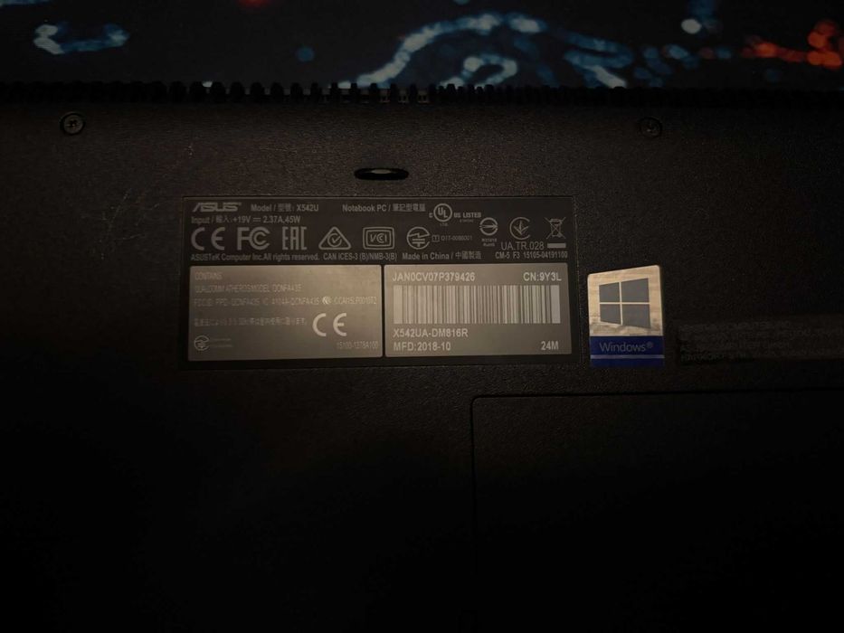 Asus Vivobook X542UAR in perfecta stare de functionare
