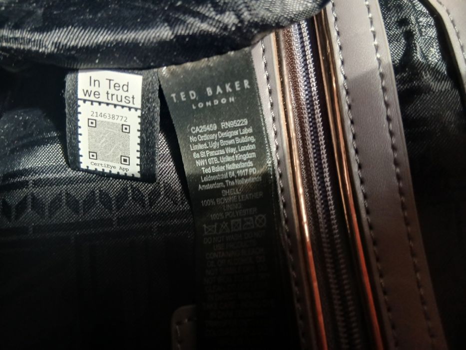 Кожена чанта Ted Baker Parson