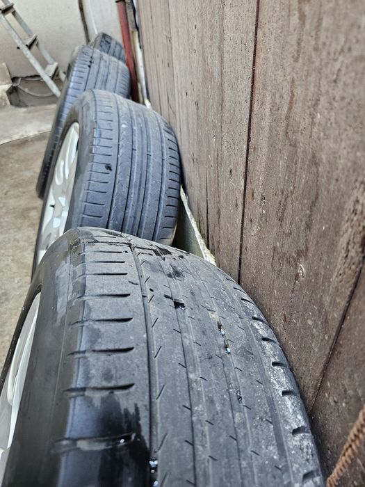 Jante originale Audi R17 8J ET39 5x112 + anvelope Pirelli