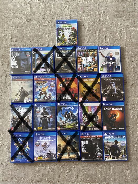 Игры для пс 4-5 фифа 23,рдр2,призрак цусимы,джоджо,хоризон