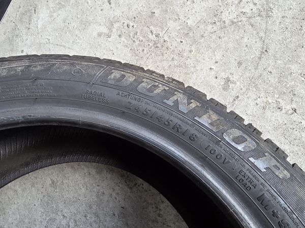 245/45/18 DUNLOP 4бр Runflat