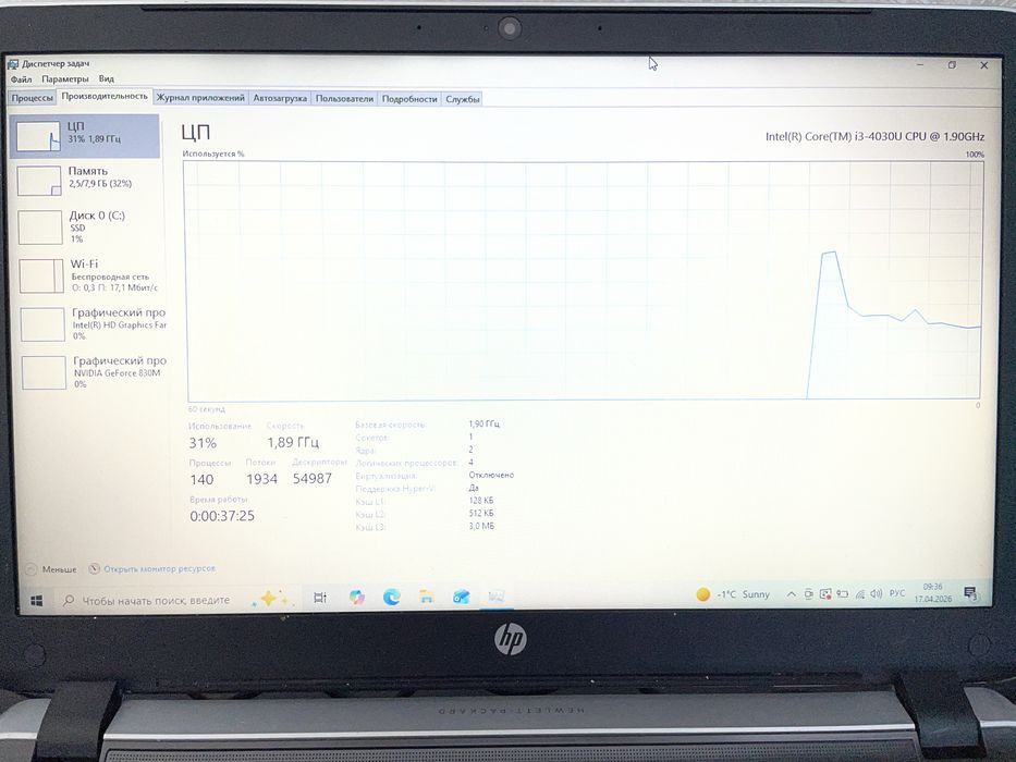 Ноутбук HP Hewlet Packard