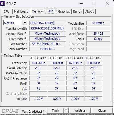 Memorie RAM Micron DDR4 SO-DIMM - 32 GB (4x8 GB), 3200 MHz