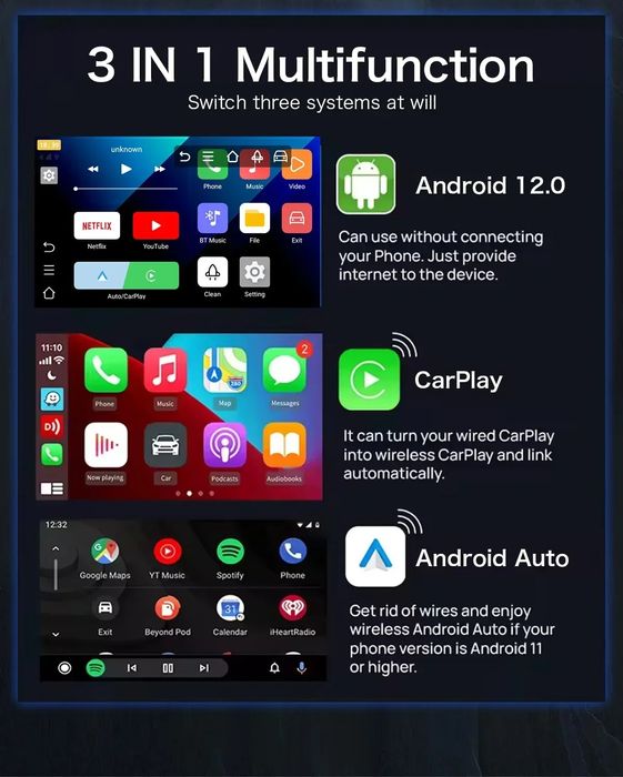 Car video box-youtube netflix