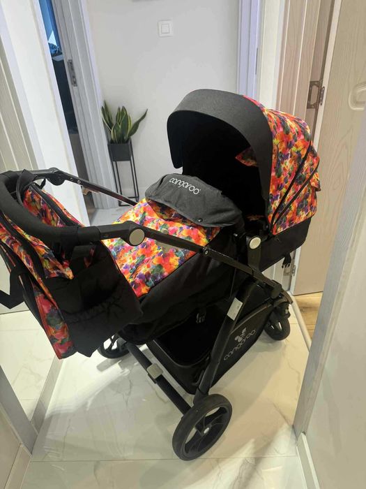 Комбинирана количка CANGAROO Stefanie 2в1 шарена