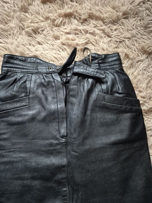 Дамски поли естествена кожа