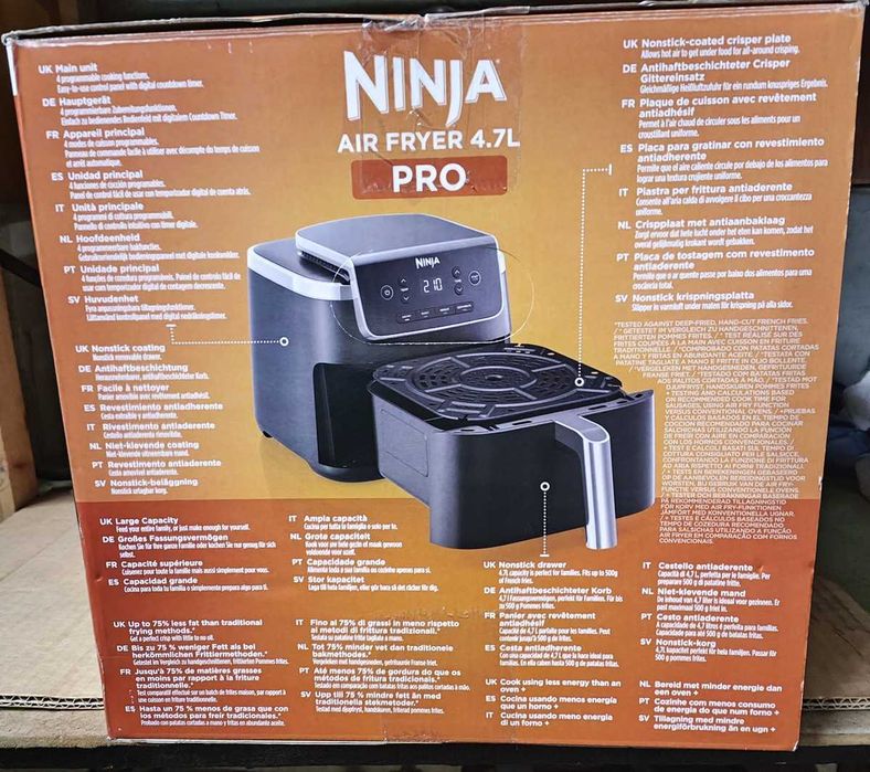 Фритюрник с горещ въздух, Еър фрайър Ninja Air Fryer Pro Неразопакован
