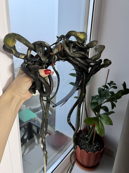 Ободок змеи, Медуза Горгона, маскарад, фотосессия