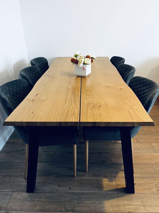 Masa SKOVLUNDE + 6 scaune PEBRINGE Jysk