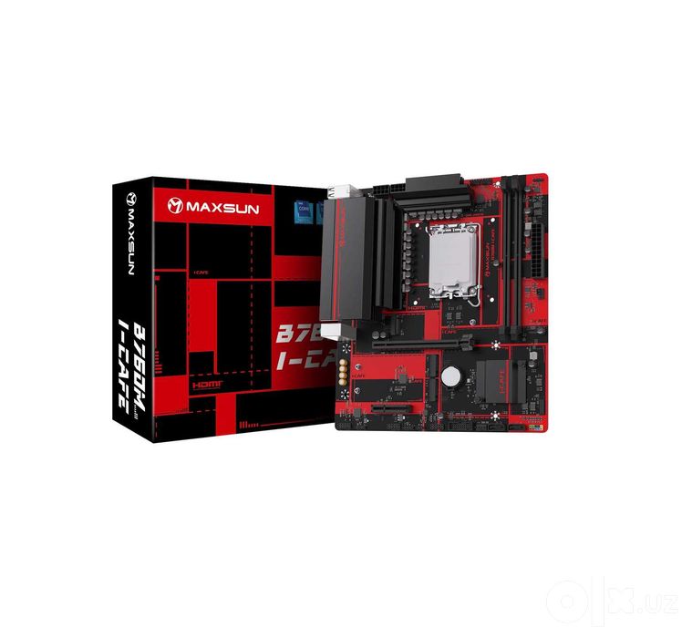 ! HARDWARE MOTHERBOARDS Материнская плата Maxsun B760M I-CAFÉ