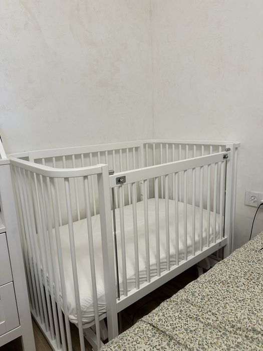 Бебешка кошара с люлка и матрак Azaria Bambino 70/110см