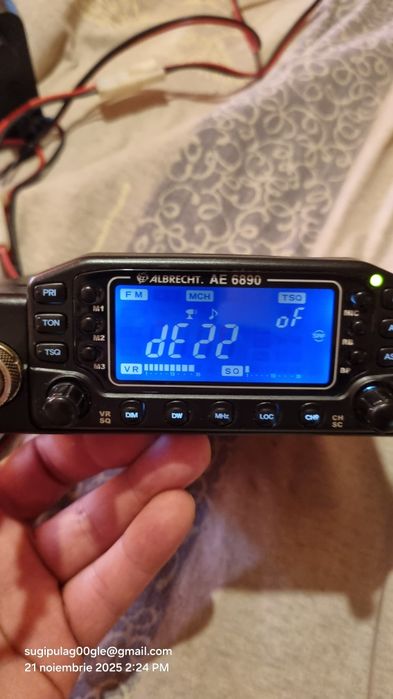 Statie Radio CB Albrecht AE 6890 cu fata detasabila