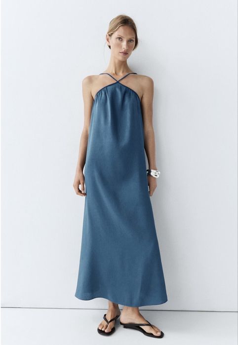 Rochie cu in si matase, Massimo Dutti