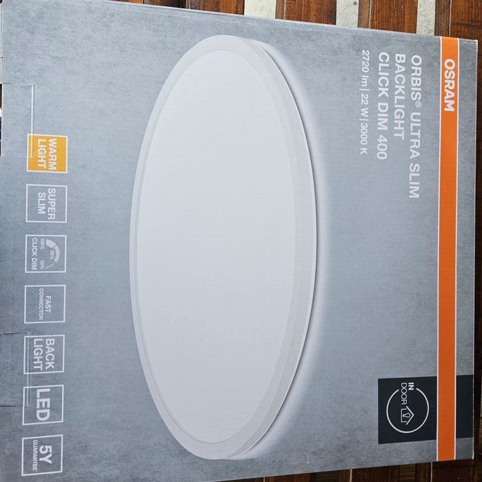 Aplica plafoniera led osram 22w 2720lm lumina calda 3000k