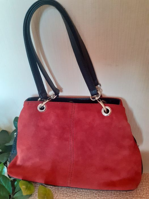 Сумка из натуральной замши