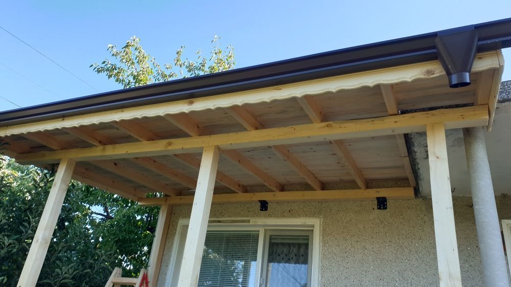 Дървени конструкци, Ремонт на покриви, навеси, Хидроизолации