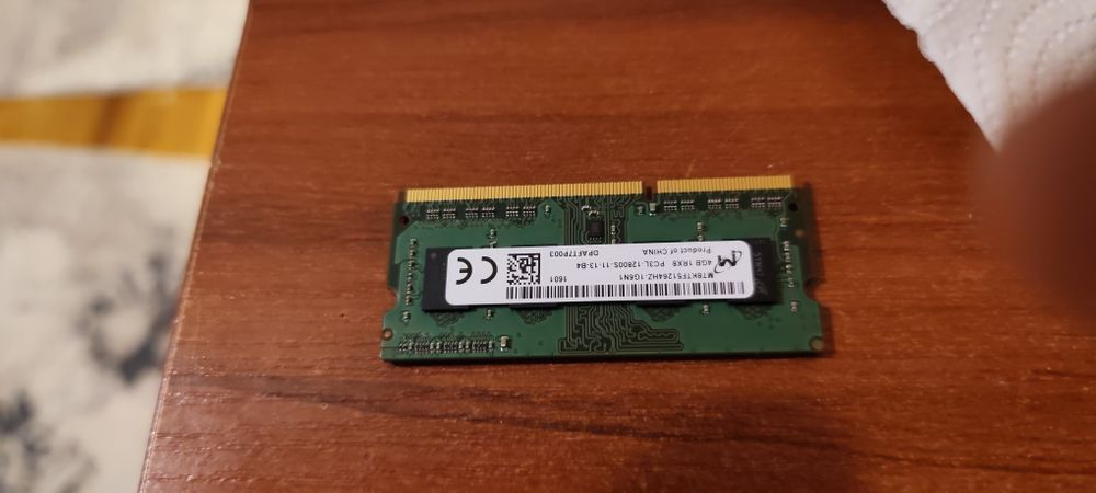 4gb ddr3l 1600 рам памет
