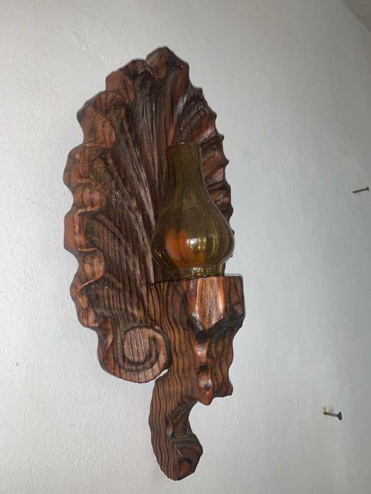 Aplicație de perete cu lumanare