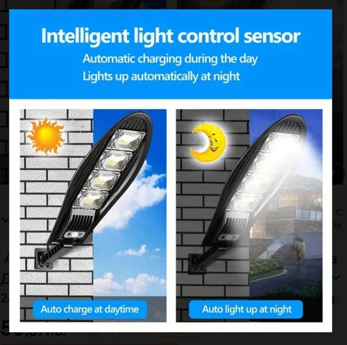 Соларна улична  лампа