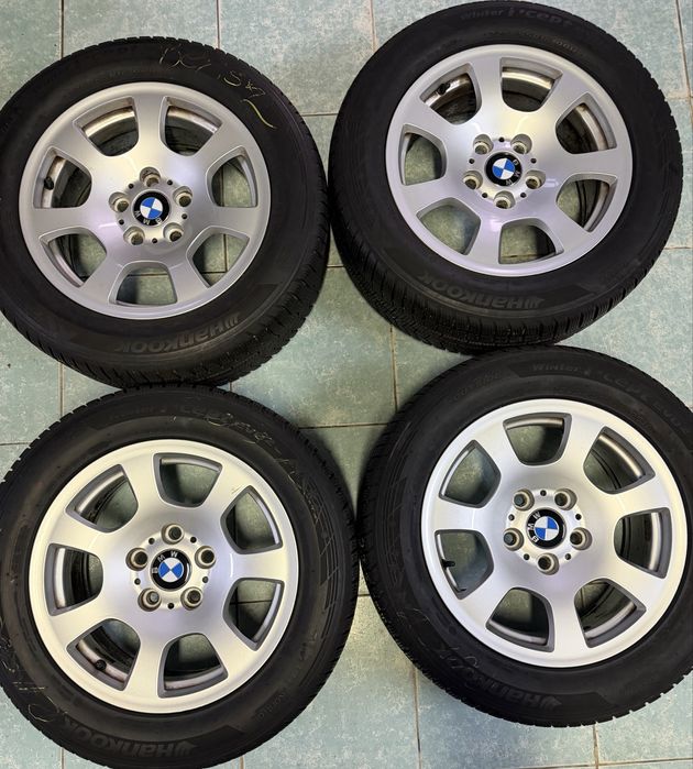 Roti/ jante aliaj R16 originale BMW Seria 5 E60 225/55/16 Hankook