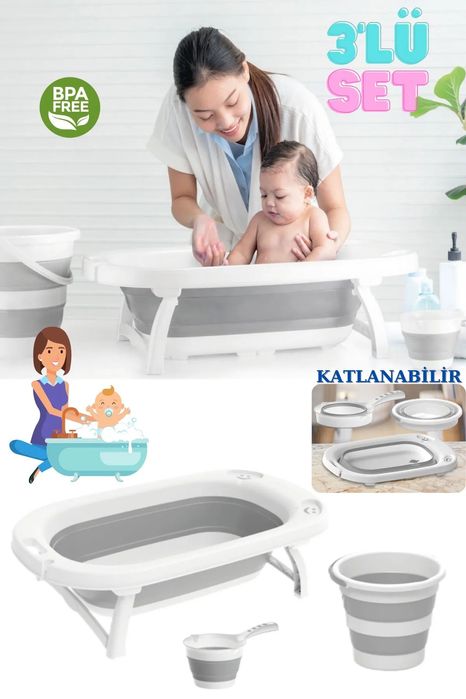 "СУПЕР АКЦИЯ" 10j Детская ванночка складная ZZ10