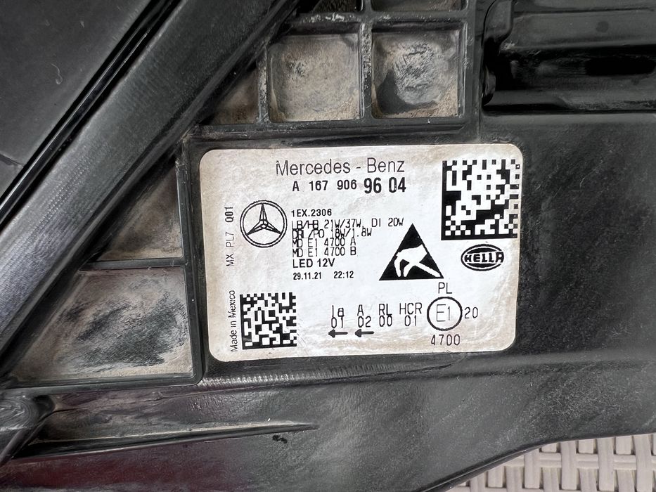 Far dreapta Mercedes GLE/W167, Facelift. Cod A1679069604