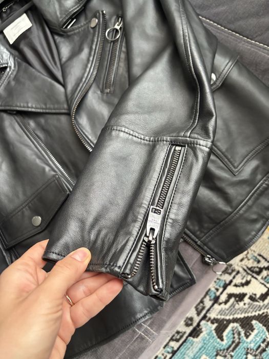 Geaca piele biker mango