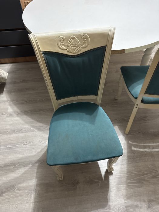 Стол со стульями 6шт