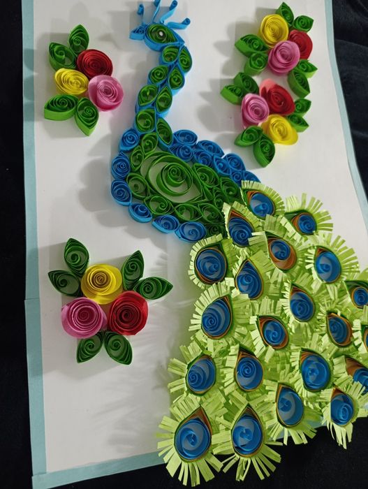 Квиллинг ручная работа А3 формата