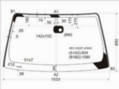 Стекло лобовое  Nissan Pathfinder