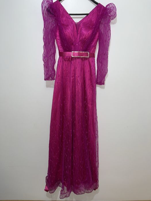 Rochita lunga culoare fucsia
