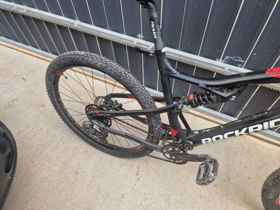 Bicicleta cu suspensie fata spate cadru XL roti 275 Rokrider