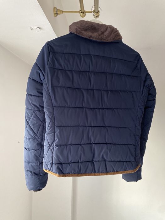 Geaca bleumarin de iarna