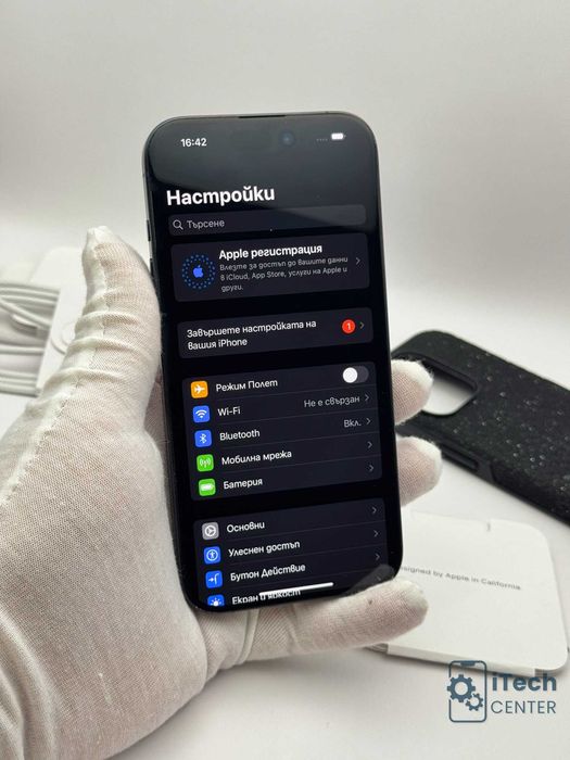 iPhone 15 Pro, 256GB, Blue, 100% батерия, КАТО НОВ, ГАРАНЦИЯ!