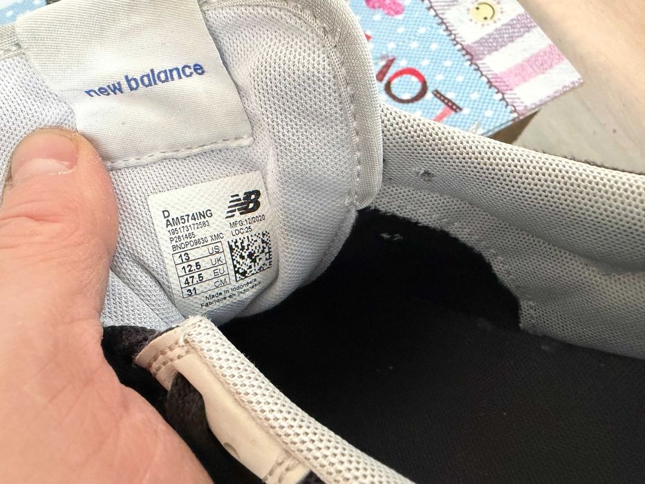 New Balance All Coasts 574 'Phantom''оригинални маратонки 47.5 номер