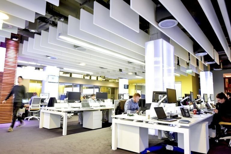 Акустические острова  потолки армстронг грильято реечный