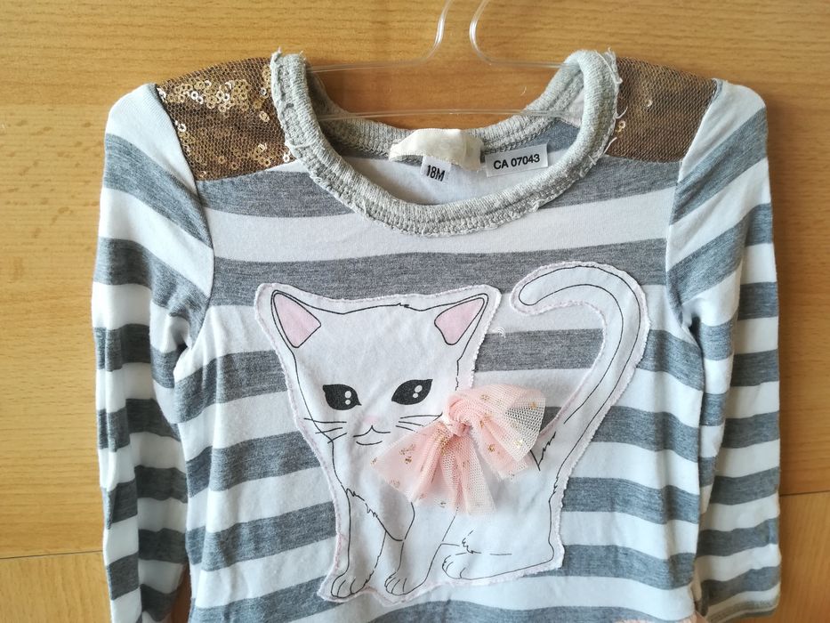 детска ролкя с щампа коте