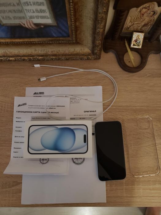 Iphone 15 128gb Гаранционен /Отличен/