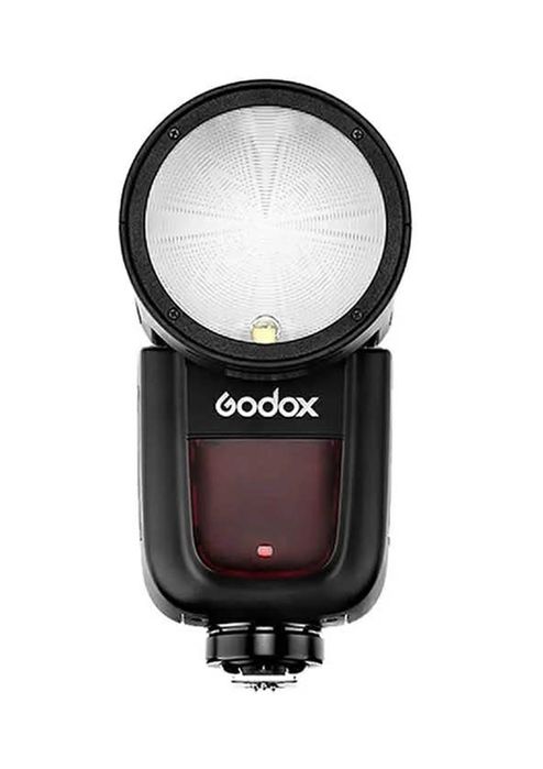 Godox V1 Blit TTL cu Cap Rotund pentru Canon & Genti Foto-Video
