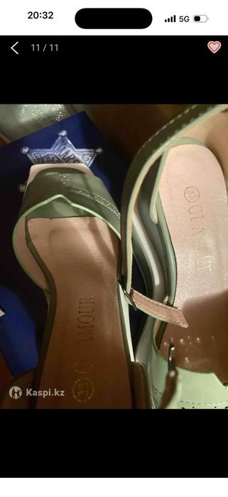 Босоножки цвет хаки