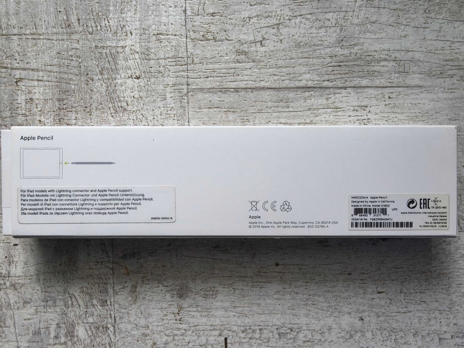 Apple Pencil (1st Generation), model MK0C2ZM/A (A1603). Nou, în ambalajul original!