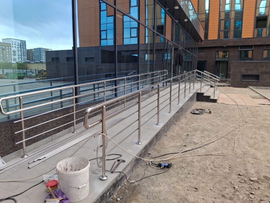 Перила  из нержавеющей  стали