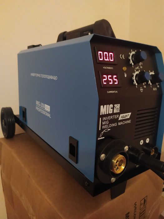 250 ТЕЛОПОДАВАЩ АПАРАТ / Професионално Телоподаващо MIG250А - 4м шланг