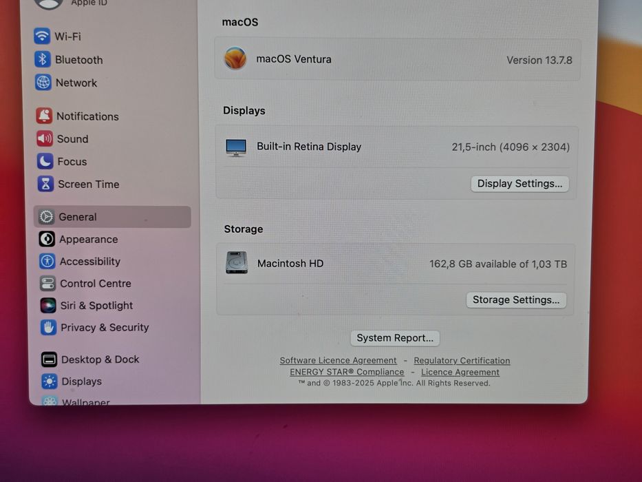 iMac Retina 4K 21.5-inch (2017) 1TB HDD
21.5-inch, 2017
21.5-inch, 2017