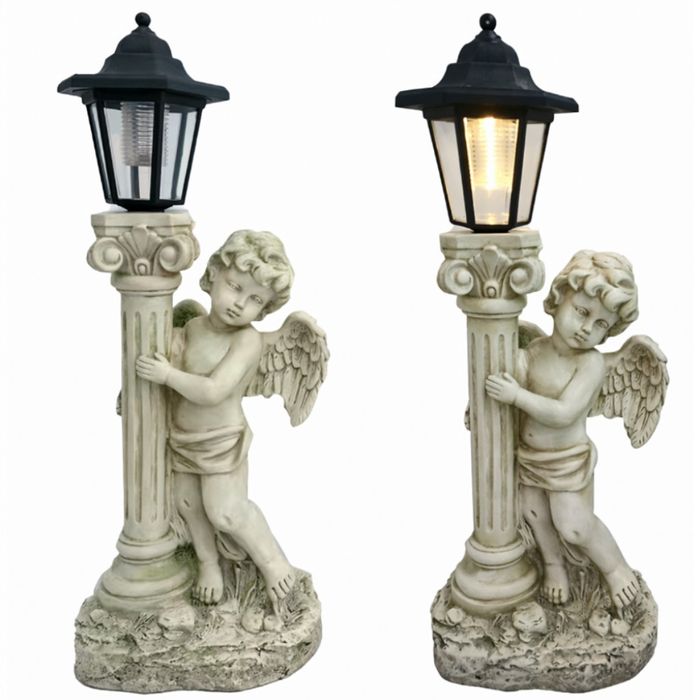 Соларна лампа ангел - елегантна декорация за всеки двор