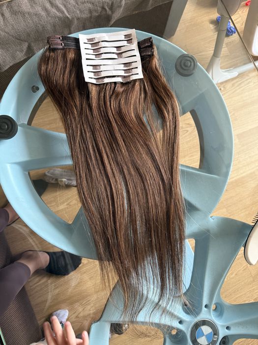 100% Естествена Реми коса 100гр