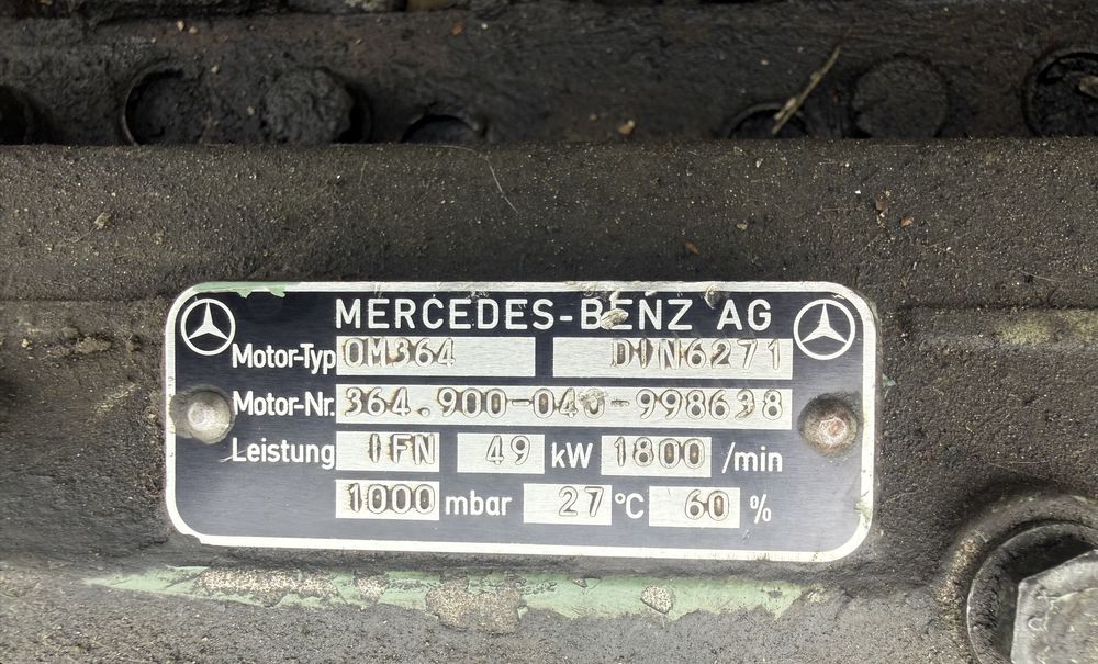 Дизелов двигател Mercedes-Benz OM364 – 49 kW